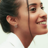 Dual Hoops | Hallmark 925 Silver Studs | Hallmark 925 Silver