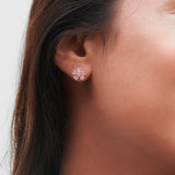 Pink Plumeria Studs | Hallmark 925 Silver