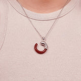 Red Fishtail Pendant | Hallmark 925 Silver