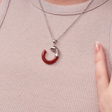 Red Fishtail Pendant | Hallmark 925 Silver