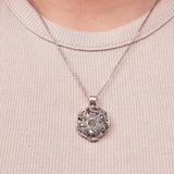 Circle of memory Marcasite Pendant | Hallmark 925 Silver