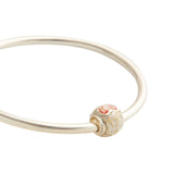 MoP Round Red Charm | Hallmark 925 Silver