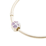 Purple 4 Hearts Charm | Hallmark 925 Silver