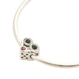 Pink Heart Infinity Charm | Hallmark 925 Silver