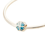 Turquoise 4 Hearts Charm | Hallmark 925 Silver