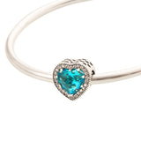 Turquoise Heart Charm | Hallmark 925 Silver