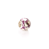 MoP Round Purple Charm | Hallmark 925 Silver