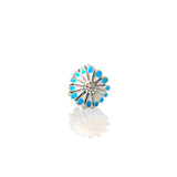 Blue Daisy Charm | Hallmark 925 Silver