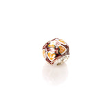 MoP Round Orange Charm | Hallmark 925 Silver