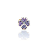 Purple 4 Hearts Charm | Hallmark 925 Silver