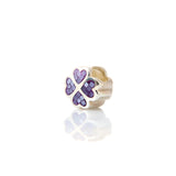 Purple 4 Hearts Charm | Hallmark 925 Silver