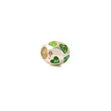 MoP Round Green Charm | Hallmark 925 Silver