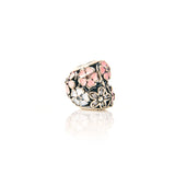 Pink & White Flowers Charm | Hallmark 925 Silver