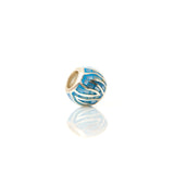 MoP Blue Flames Charm | Hallmark 925 Silver