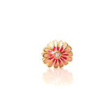 Pink Daisy Flower Charm | Hallmark 925 Silver