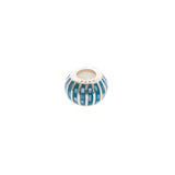 MoP Turquoise Lines Charm | Hallmark 925 Silver