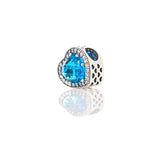 Turquoise Heart Charm | Hallmark 925 Silver