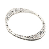 OVAL ARTISTIC MARCA BANGLE Bracelet | Hallmark 925 Silver