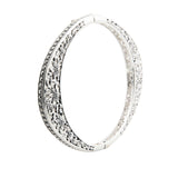 OVAL ARTISTIC MARCA BANGLE Bracelet | Hallmark 925 Silver