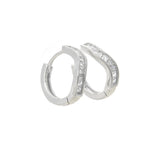 White Wave Hoops | Hallmark 925 Silver