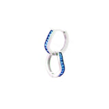 Blue Wave Hoops | Hallmark 925 Silver