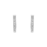 Lyre Shaped Hoops | Hallmark 925 Silver