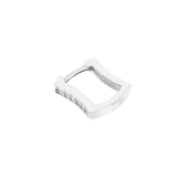 Pinched Rectangle Shaped Hoops | Hallmark 925 Silver