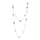 Dendrite Agate Long Necklace | Hallmark 925 Silver