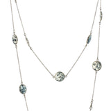 Dendrite Agate Long Necklace | Hallmark 925 Silver