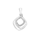 Square in Square Pendant | Hallmark 925 Silver