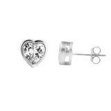 Heart Solittaire Pendant Set L | Hallmark 925 Silver