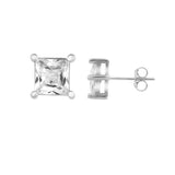 Square Solittaire Pendant Set L | Hallmark 925 Silver