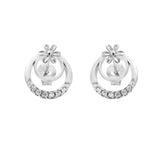 Dual Hoops | Hallmark 925 Silver Studs | Hallmark 925 Silver