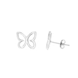 Linear Butterfly Studs | Hallmark 925 Silver